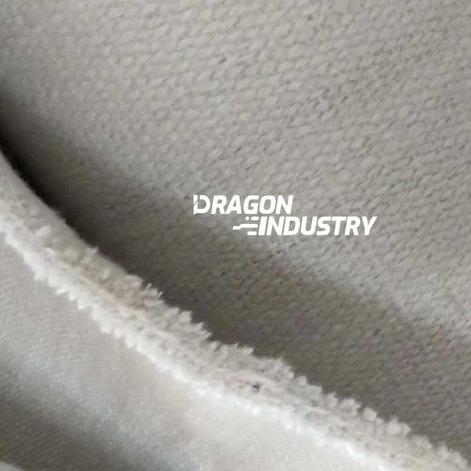 Ceramic fiber fluid-bed air slide fabric