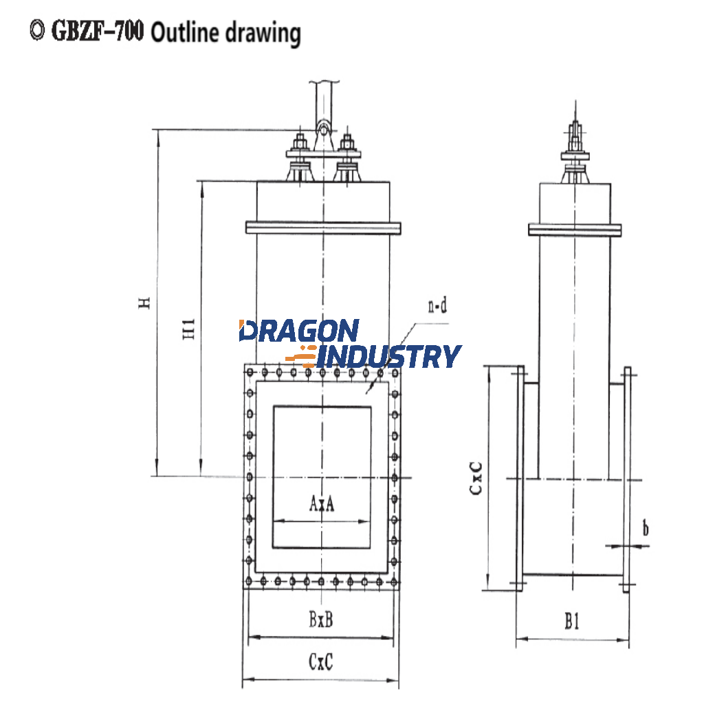 GBZY/F-700 high-temperature gate valve