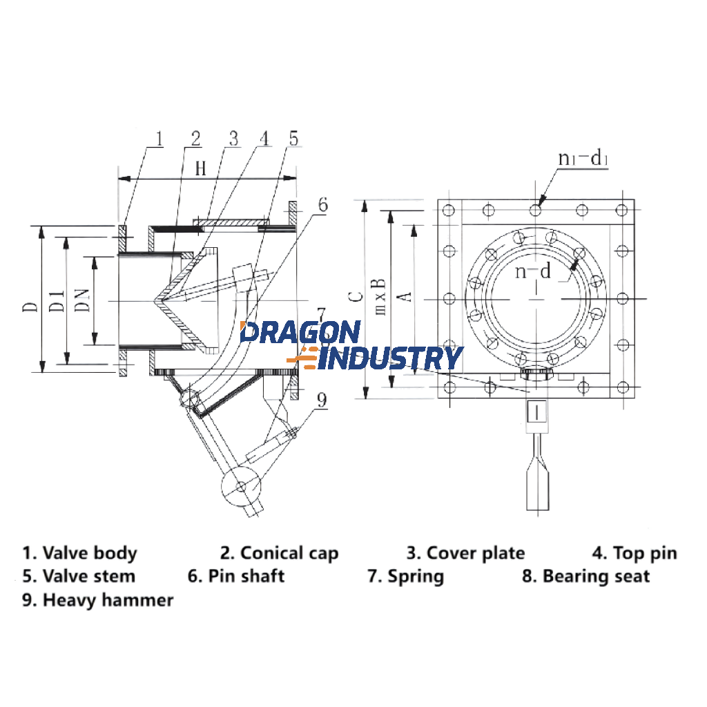 Conical lock valve