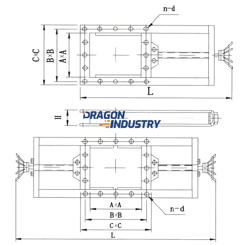 Manual one-way and two-way plate gate valve